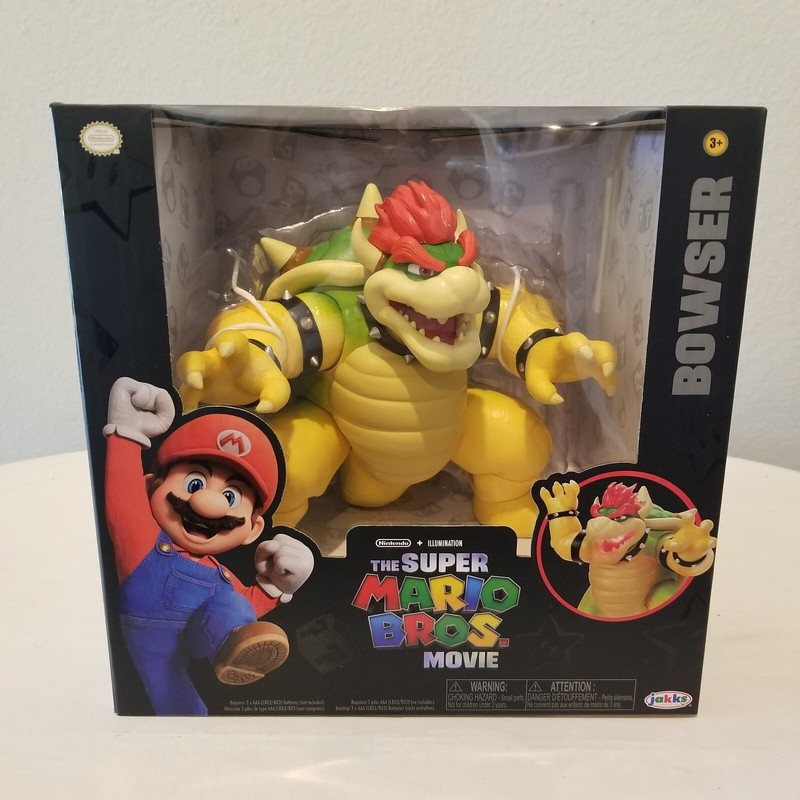 Jakks Pacific Super Mario Bros Movie Bowser 7" Figure with