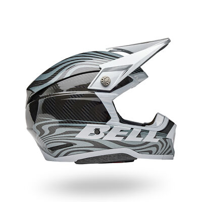 Bell Moto-10 Spherical Dirt Helmets Cortex Gloss Silver/Gray Medium