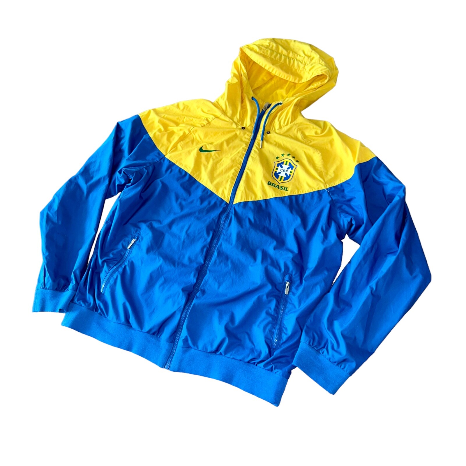 00s NIKEナイキ トラックジャケット ブラジル 海外 CBF BRASIL 00s Nike Brazil Tracksuit Jacket + Joggers Set Green XS