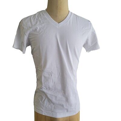 Men's Alfani 2-Pack V-neck Stretch 100% Cotton Undershirt. Size Large.