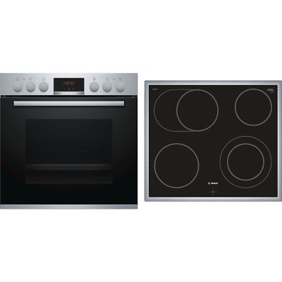 Bosch Home HND411LS65, Herdset, edelstahl