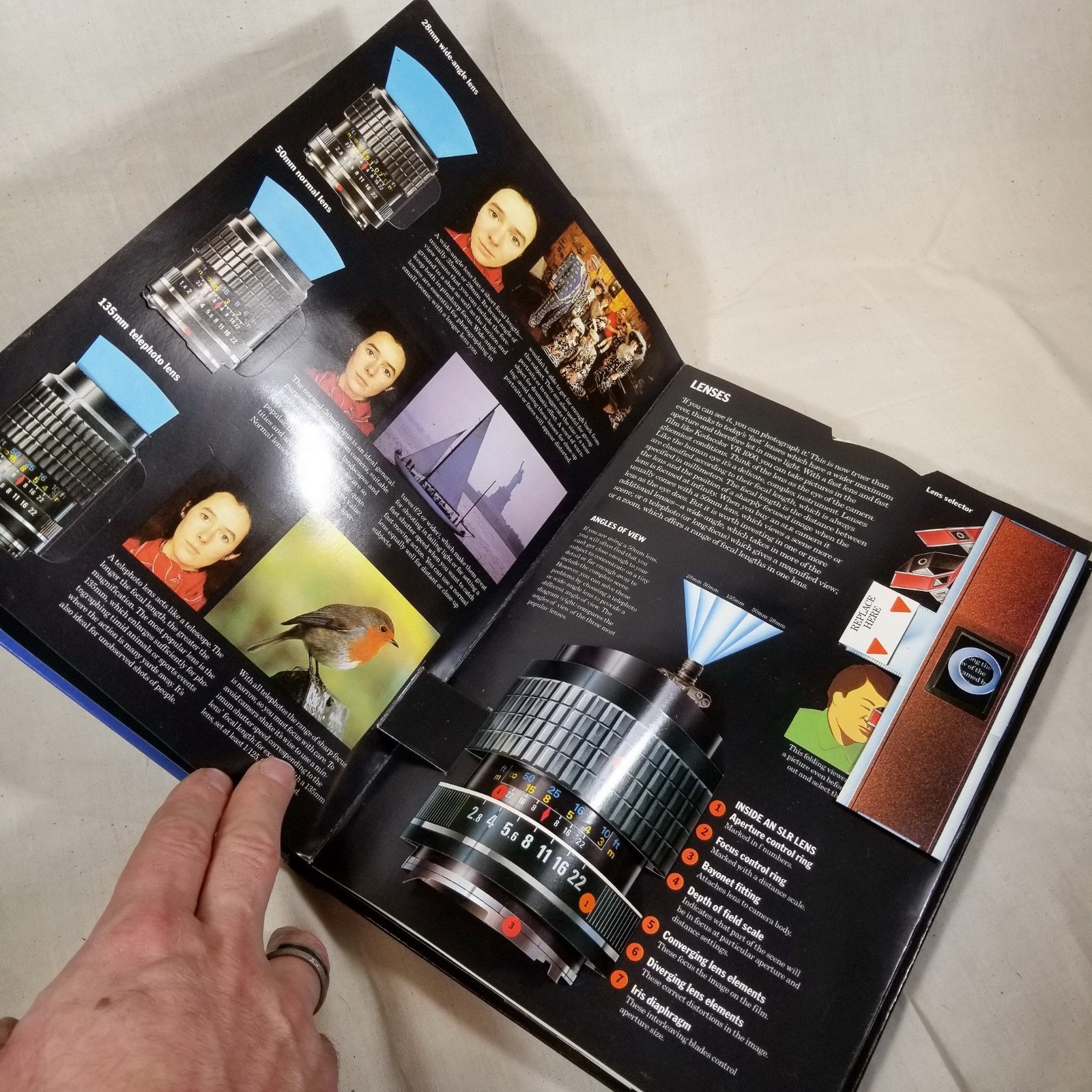 3D Pop-UP The Working Camera Hedgecoe & Van der Meer Harmony Books 1986 Photo