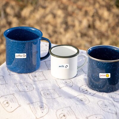 1680 Pcs Matte White Labels Blank Stickers Small Sticky Labels Removab10 X 20 mm