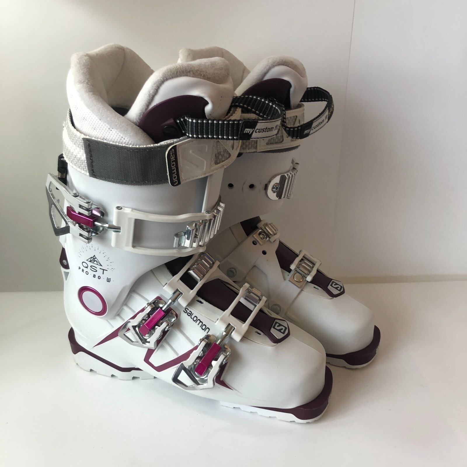 SALOMON QST PRO 80 WOMENS Ski Boots - Size 23.5 - US Womens 7- Fantastic  Shape | eBay