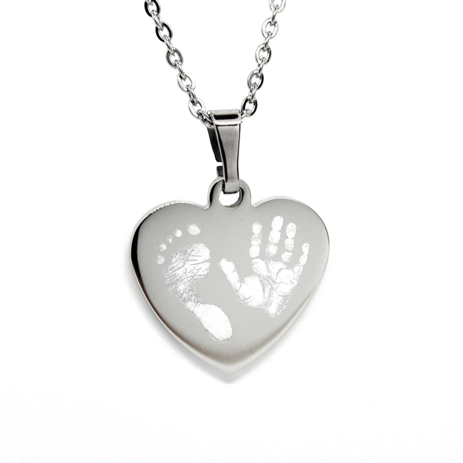 personalised handprint necklace