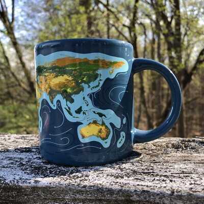 Climate Change Ocean Currents Map mug