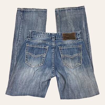 Rock And Roll Denim Double Barrel Straight Relaxed Jeans 31X36 Flaws