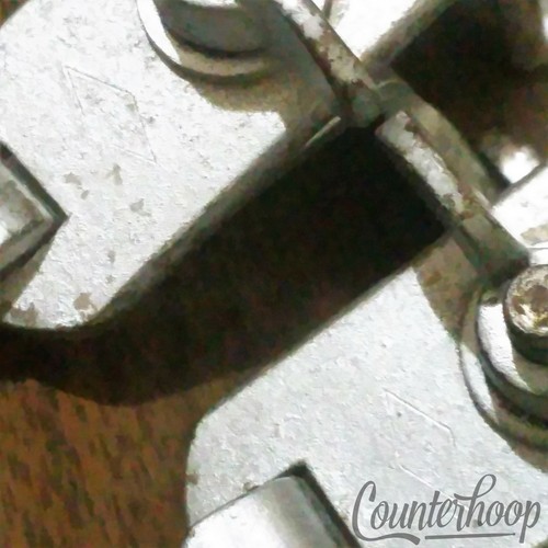 *Ludwig Bass Drum Clamp-On Spurs WFL Walberg Auge Nickel Vintage Legs Spikes 40s