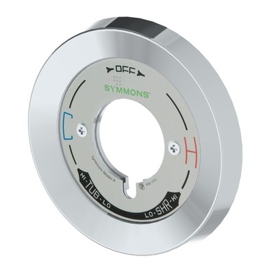 T-27-ESC-A Temptrol Model A Escutcheon, Polished Chrome