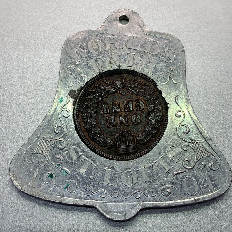 Missouri, St. Louis, World' Fair Encased 1904 Cent Lucky Penny