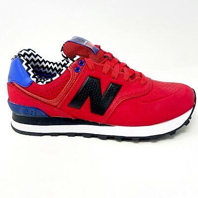 New Balance 574 Classic Paint Chip Red Blue Womens Running Shoes WL574ACC