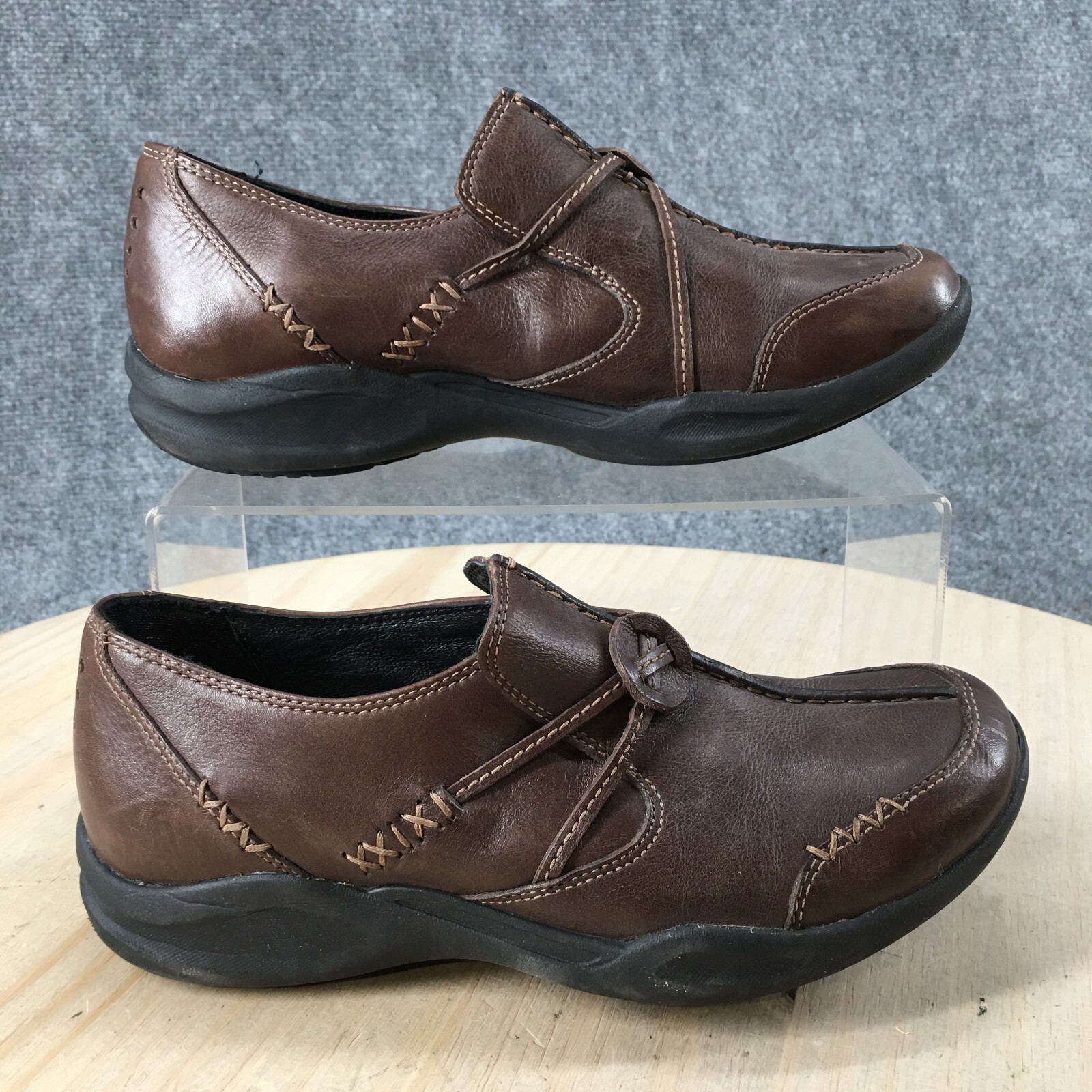 【未使用】Clarks Clarks　Trifri Slip Clarks Shoes Womens 6 M Wave Run Casual Loafers Flat 13285