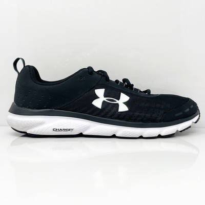 

Under Armour Mens Charged Assert 8 3022641 Черные кроссовки для бега Размер 12.5, Черный, Charged Assert 8