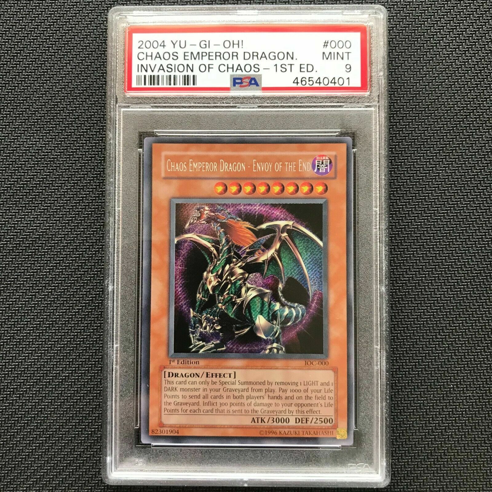 Chaos Emperor Dragon - Envoy of the End IOC-000 Secret Rare Chaos Emperor Dragon - Envoy of the End IOC-000 Secret Rare