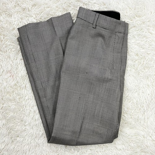 【送料&関税込】Saint Laurent Grey Pants With Pences And Bel Yves Saint Laurent Prince of Wales Plaid Trouser Pants 40 | eBay