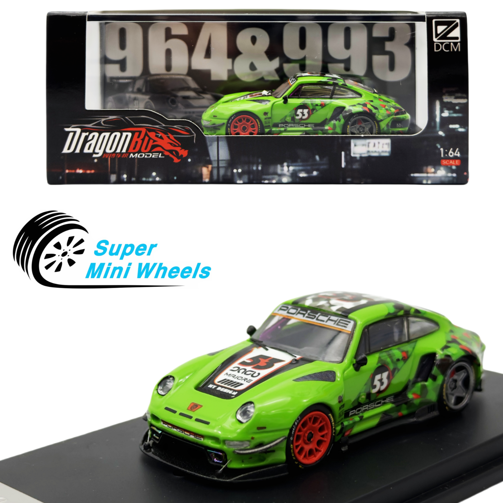 ミニカー Hot Wheels PORSCHE RWB RLC Exclusive RWB Porsche 930 w/ Akira Nakai Figurine