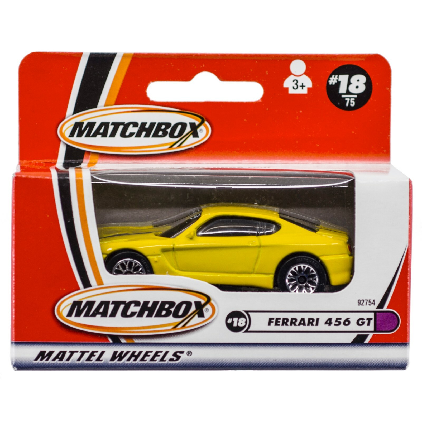 Matchbox International Release #18 Ferrari 456 GT Yellow 1