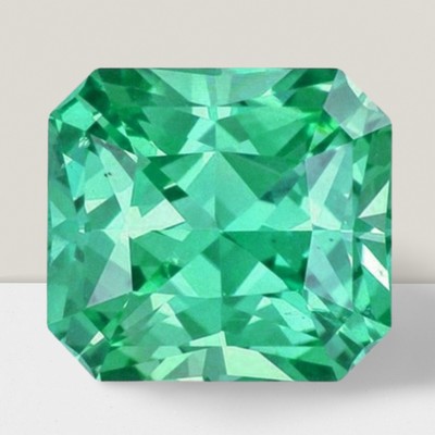 Calibrated Emerald Asscher Cut Loose Gemstone 5 mm - 0.62 Cts Gemstone