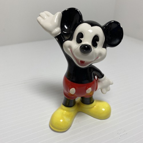 1985 Disney Mickey Mouse Pie-Eye Ceramic Figurine Made in