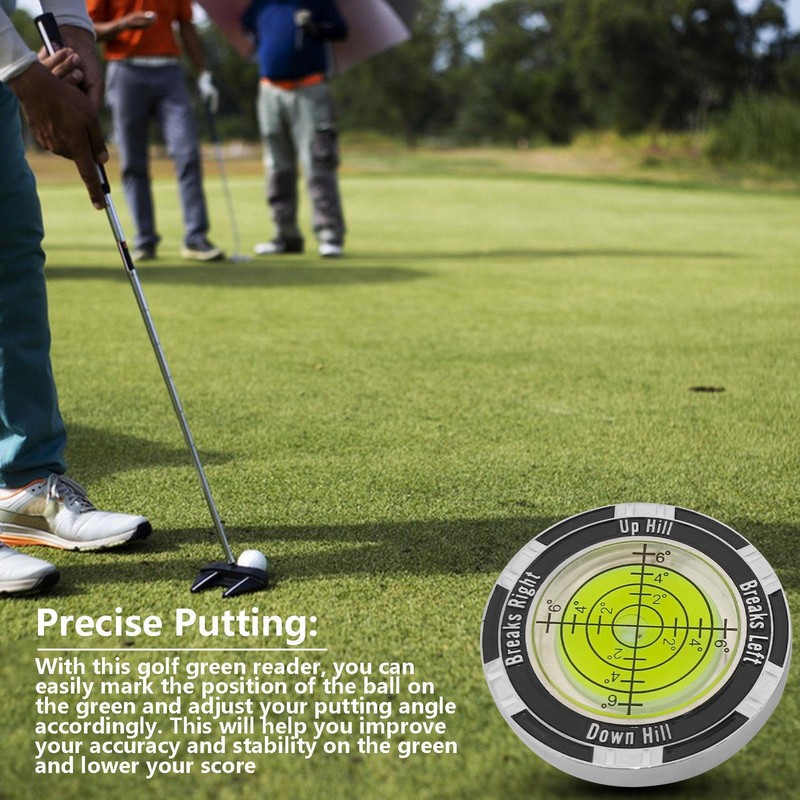 Golf Putt Green Reader Golf Ball Marker Level High Precision Golf Putting Aid
