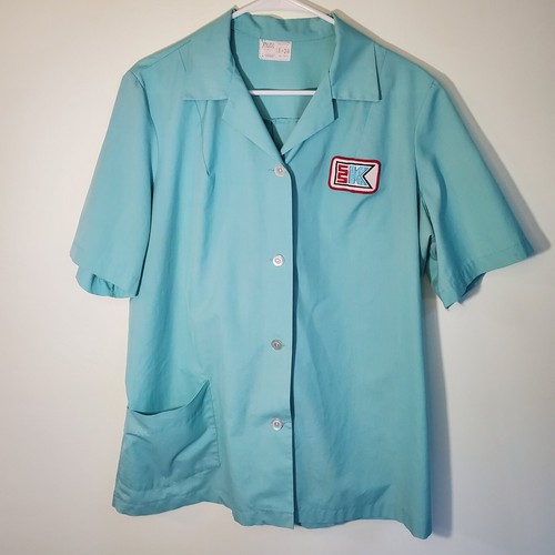 Vintage Kresge Kmart Uniform 1970s Smock S S KRESGE DEPARTMENT STORE
