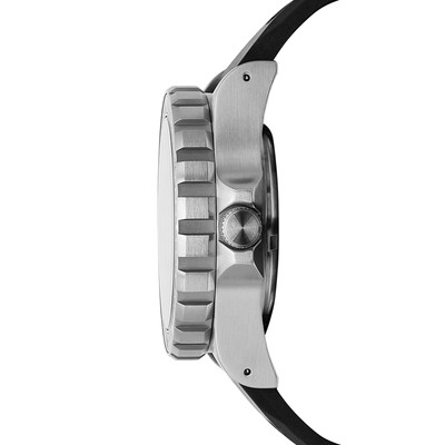 Pre-owned Marathon 46mm Jumbo Diver's Quartz (jsar) 316l Stainless Steel Wristwatch Made I