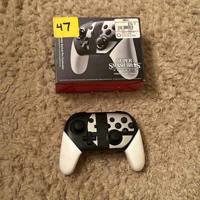 Nintendo Switch Pro Super Smash Bros Edition Controller OEM-Authentic NO Charger