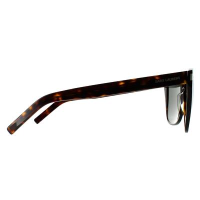 Pre-owned Saint Laurent Sunglasses Sl 1 Slim 002 Dark Havana Gray