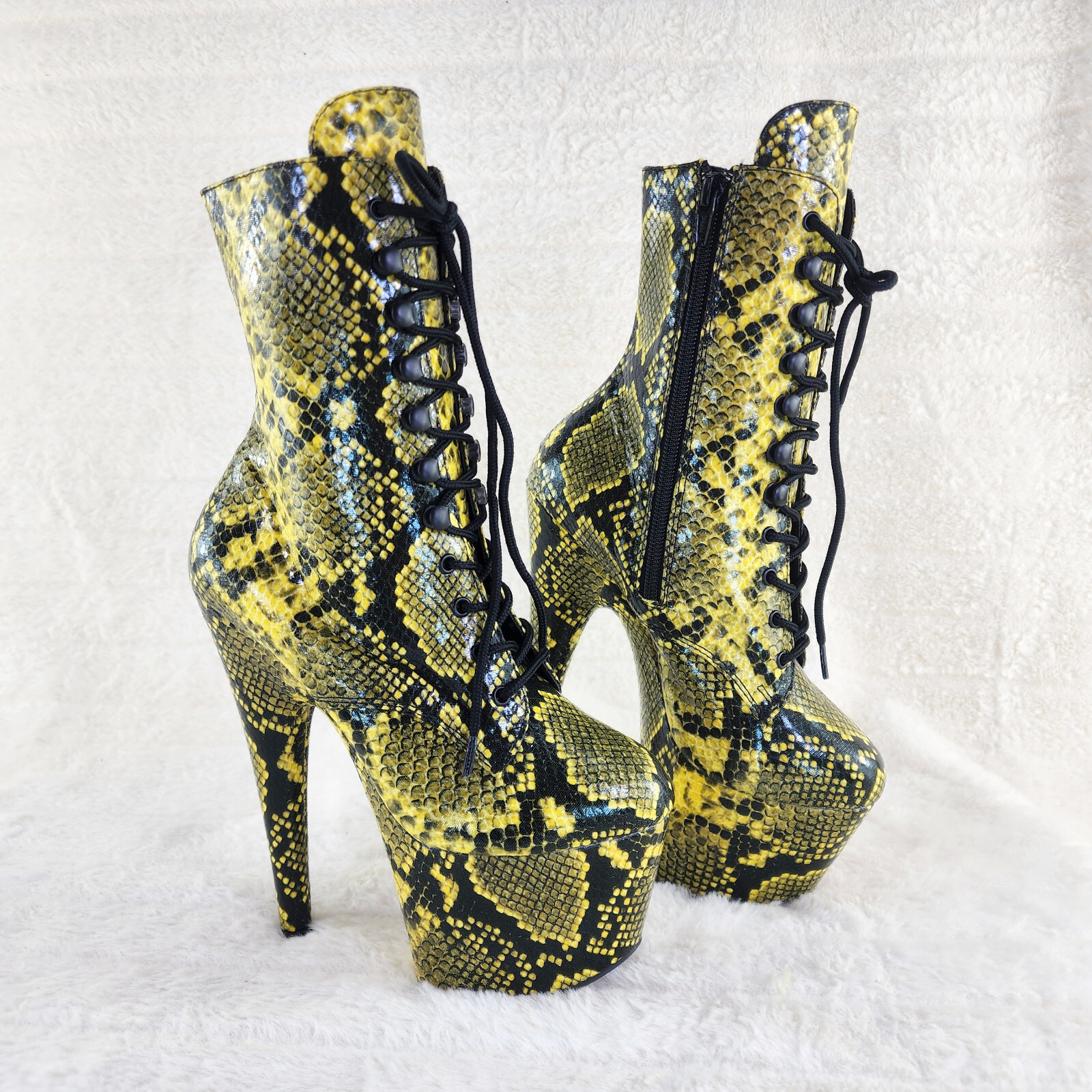 YELLO INK PLATFORM LONG BOOTS Sサイズ　ニーハイ YELLO ニーハイブーツ ドラゴンスキンシリーズ｜Yahoo!フリマ