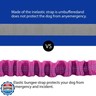 YAODHAOD Double Dog Leash for Two Dogs, 360° Swivel No Tangle with Soft Handle,Shock Absorbing Bungee Reflective Heavy 2 Dog Leashes, Walking and Training Leash Two Dogs Splitter (Rose Red)