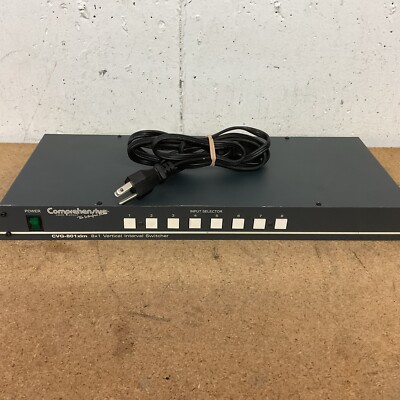 Comprehensive Video Group CVG-801XLM 8x1 Vertical Interval Switcher (P5)