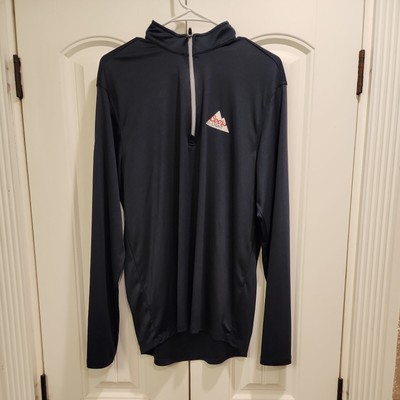 MENS LARGE ALABAMA COORS LIGHT LONG SLEEVE PULL OVER LIGHT WEIGHT BLACK SHIRT