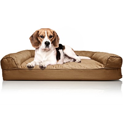| Orthopedic Quilted Sofa-style Couch Pet Bed For Dogs & C