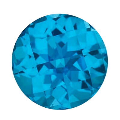 Blue Topaz Round Cut Loose Gemstone 4mm VVS Loose Gemstone 0.20 Cts