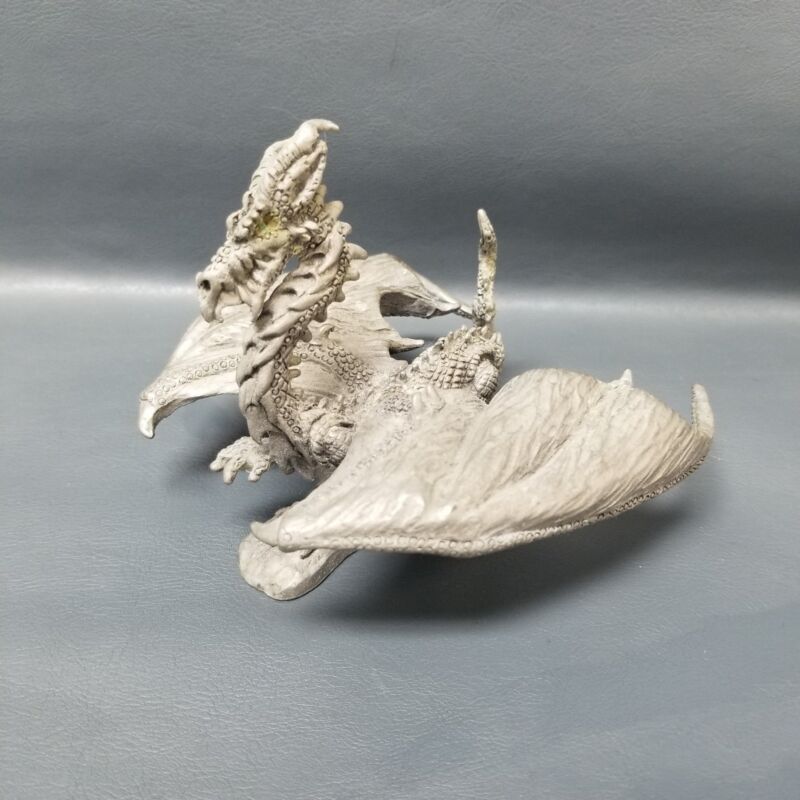 Vintage 1999 Rawcliffe Pewter 3" Tall Dragon Figurine #1141035 Made in USA