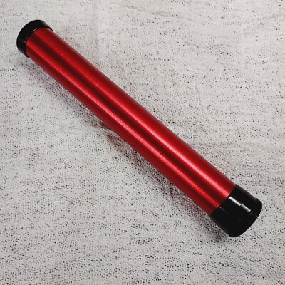 Cigar Tube Aluminum Anodized, Air Tight, Screw Cap w/o-ring 7.5'' Long 7/8'' dia.