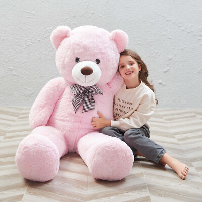 Giant Plush Teddy Bear 47'' Stuffed Animal Soft Toy Huge Large Jumbo Gift New