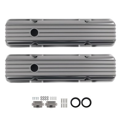 Aluminum Short Style Valve Covers for Chevy SBC 283 305 327 350 1958-1986