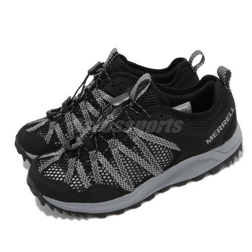 

Merrell Wildwood Aerosport Black Grey Women Outdoor Water Trail Shoes J036152, Черный, Wildwood Aerosport