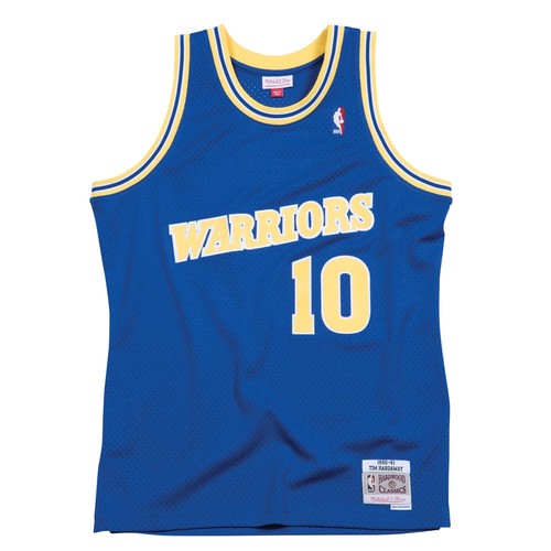 Мужская МАЙКА Mitchell & Ness NBA SWINGMAN ROAD JERSEY WARRIORS 1990 ТИМ ХАРДЭУЭЙ