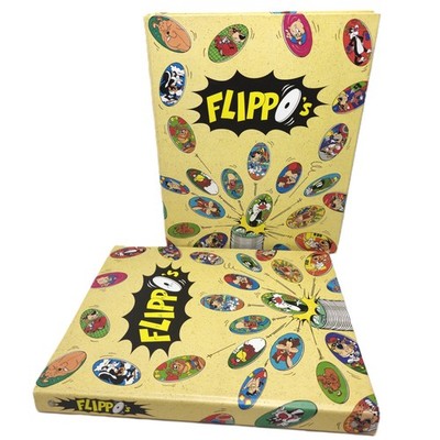 Flippos Smiths Sammelordner Pogs Caps 90s Vintage Retro Sammler