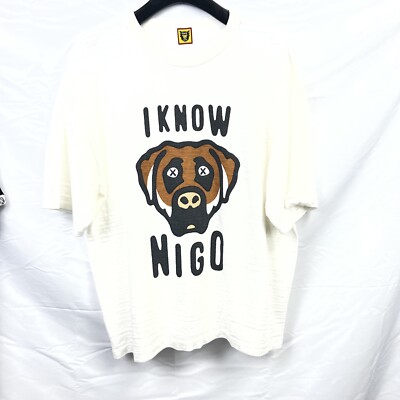 I KNOW NIGO Tシャツ ホワイト I KNOW NIGO T-SHIRT – ANSH46