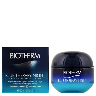 Biotherm Blue Therapy Night Cream Visible Signs Of Aging Repair 50ml  NIB Sealed