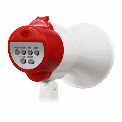 ASR Outdoor Voice Recorder Megaphone Audible Range 1140 Feet Siren Mode