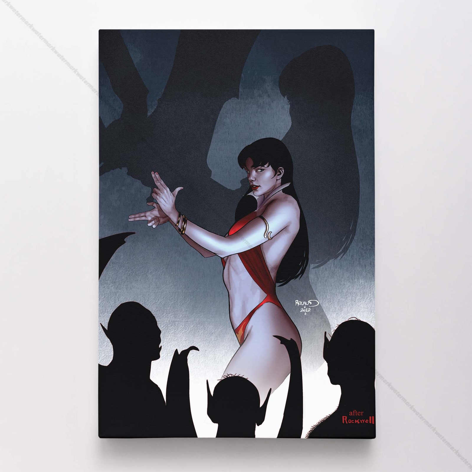 Vampirella Poster Canvas Vampire Comic Book Cover Art Print #291