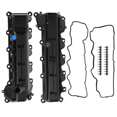 Pair Aluminum Valve Cover w/ Gasket for Jeep Grand Cherokee Commander 4.7L 08-09