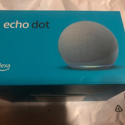 Amazon Echo Dot Smart Speaker 4th Generation with Alexa B7W64E - Twilight Blue
