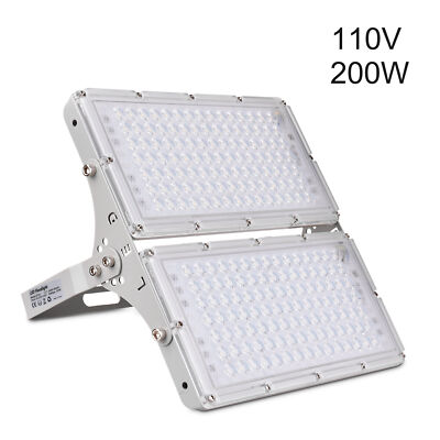 100-400Watt Outdoor LED Flood Light Spotlight Garden Stadium Lighting Waterproof