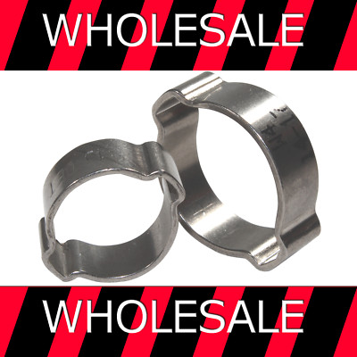 Doppio Orecchio O Clip Mikalor Acciaio Inox Carburante Aria Acqua Morsetti Tubo