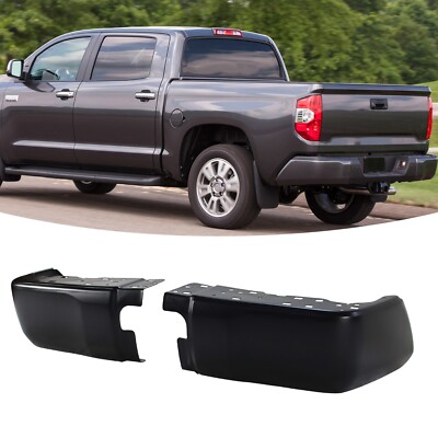 Bumper End Caps Set For Toyota Tundra 2014-2021 Rear Steel Bumper Left & Right
